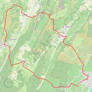 Trace GPS Rully - Chassey Le Camp, itinéraire, parcours