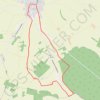 Trace GPS Autour de Les Sièges par les champs, itinéraire, parcours