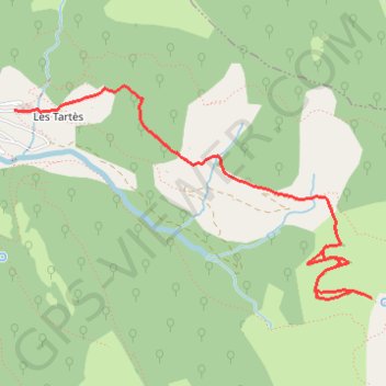 Trace GPS Cabane du Goutets, itinéraire, parcours