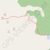 Trace GPS Punta Llerga depuis le collado de Santa Isabel, itinéraire, parcours