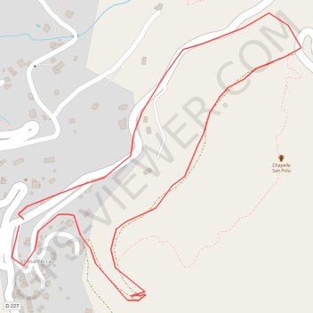 Trace GPS Balade Tavera, itinéraire, parcours