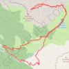 Trace GPS Rochers de Leschaux, itinéraire, parcours
