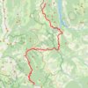 Trace GPS Col de Menée, itinéraire, parcours