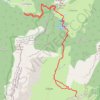Trace GPS Croix de l'Alpe, itinéraire, parcours