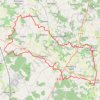 Trace GPS VTT - Montlieu - 49km, itinéraire, parcours