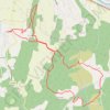 Trace GPS Divajeu - Notre-Dame de la Confiance - Domaine Rochecolombe, itinéraire, parcours