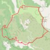 Trace GPS Baronnies - Montagne d'Angèle, itinéraire, parcours
