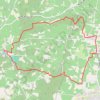 Trace GPS Randonnée du lac des Salettes - Mormoiron, itinéraire, parcours