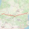 Trace GPS Voie du Piémont, itinéraire, parcours
