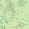 Trace GPS Des quatre routes à Saint Front, itinéraire, parcours