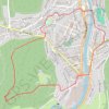 Trace GPS Pont de roide Vermondans par petit Lomont, itinéraire, parcours