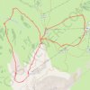 Trace GPS Plateau de Peyre Haute, itinéraire, parcours