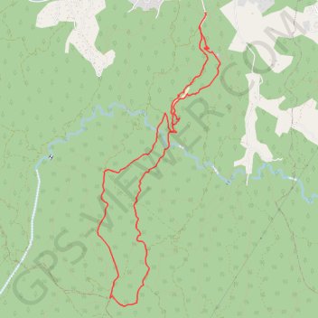 Trace GPS PEYROLLES - LOUBATAS, itinéraire, parcours