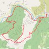 Trace GPS Boucle de la Malène, Roc du Serre, itinéraire, parcours