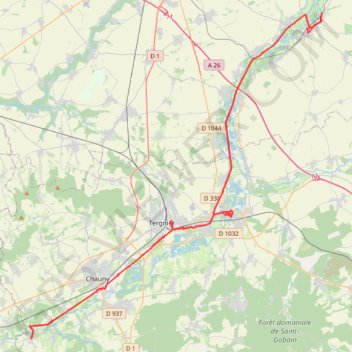 Trace GPS VV_Carnet_03_Lucy-Quierzy, itinéraire, parcours