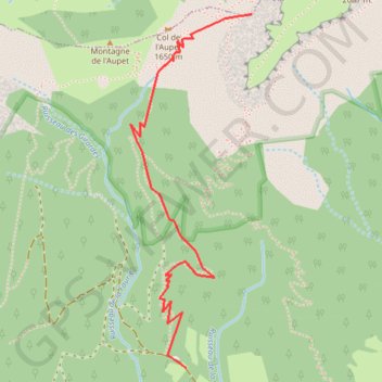 Trace GPS Richardière Vs Mont Aiguille, itinéraire, parcours