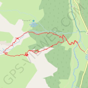 Trace GPS Pernod refuge Pombie, itinéraire, parcours
