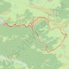 Trace GPS Montagne d'areng, itinéraire, parcours