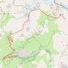 Trace GPS Tour de l'Ouille Noire depuis refuge du Carro, itinéraire, parcours