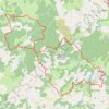 Trace GPS Meuzac Forêt de Fayat Puy de Bar Vtt, itinéraire, parcours