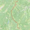 Trace GPS Markstein - route des Crêtes - Trois Fours - Markstein, itinéraire, parcours