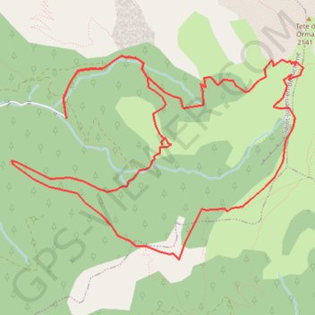 Trace GPS La Tour Carrée en boucle depuis les Chabottes (Dévoluy), itinéraire, parcours