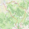 Trace GPS VTT en Toscane d'Auvergne : Sud-Est par Isserteaux, itinéraire, parcours