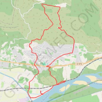 Trace GPS Entre Durance et Luberon, itinéraire, parcours