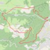 Trace GPS sanssouci-Chazeron-prades_11km2018-03-13, itinéraire, parcours
