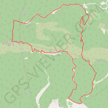 Trace GPS Lauris Petit Luberon Roque Haute, itinéraire, parcours