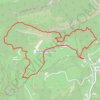 Trace GPS Le tour du Grand Montmirail - Lafare, itinéraire, parcours