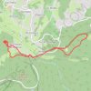 Trace GPS Vers le château du Hohnack, itinéraire, parcours