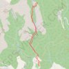 Trace GPS Caroux - Pilier du Bosc - Aiguille à Marcel, itinéraire, parcours