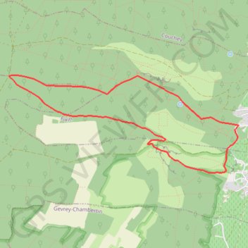Trace GPS FIXIN - Parc NOISOT - LES arches, itinéraire, parcours