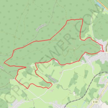 Trace GPS Chemins du Cœur des Vosges - Les Grandes Faignes, itinéraire, parcours