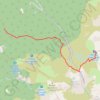 Trace GPS Montée au refuge Jean Collet, du col de Prélong, itinéraire, parcours