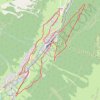 Trace GPS Boucle autour de Vallorcine, itinéraire, parcours