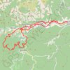 Trace GPS Poujol-sur-Orb à Cornas et Tarrassac, itinéraire, parcours