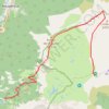 Trace GPS Le Grand Galbert par le Chalet de la Barrère et la Cime Chalvine, itinéraire, parcours