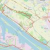 Trace GPS GR5-001-1-1 GR 5 NL - 1 - Hoek van Holland-Maassluis Oranjeplassen, itinéraire, parcours