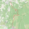 Trace GPS Le Beaucet - La Fontaine de Vaucluse, itinéraire, parcours