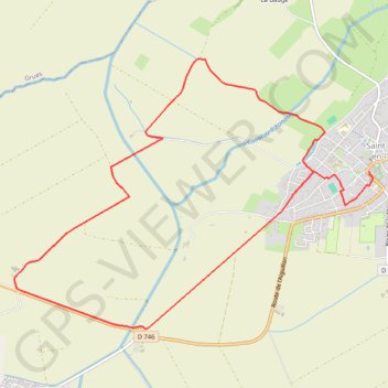 Trace GPS Circuit sud du Ribandon - Saint-Michel-en-l'Herm, itinéraire, parcours