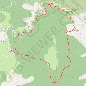 Trace GPS Gorges de Méouge, itinéraire, parcours