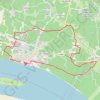 Trace GPS Bourg sur Gironde, itinéraire, parcours