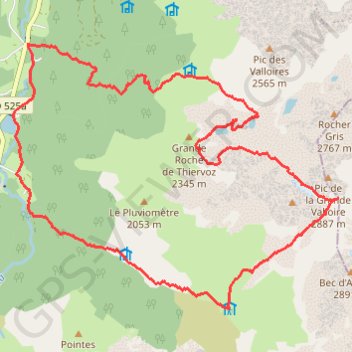 Trace GPS Tour du Rocher d'Arguille par le Passage Odru et le Col du Tepey (Belledonne), itinéraire, parcours