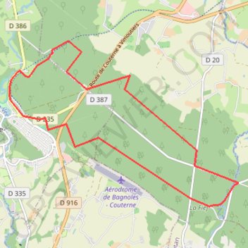 Trace GPS Bagnoles-de-l'Orne, itinéraire, parcours