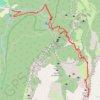 Trace GPS Rochers du Midi en Chartreuse, itinéraire, parcours
