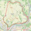 Trace GPS Boucle cyclable d'Auvers sur Oise, itinéraire, parcours