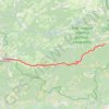 Trace GPS Mazamet à Olargues, itinéraire, parcours