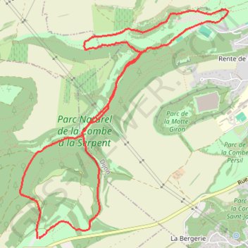 Trace GPS Dijon - Combe à la Serpent - Observatoire des Hautes Plates, itinéraire, parcours